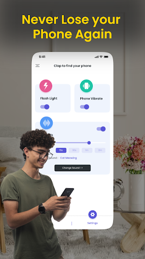 Find my phone by clap whistle Screenshot 1