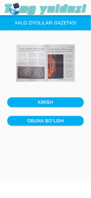 Tong Yulduzi Screenshot 0