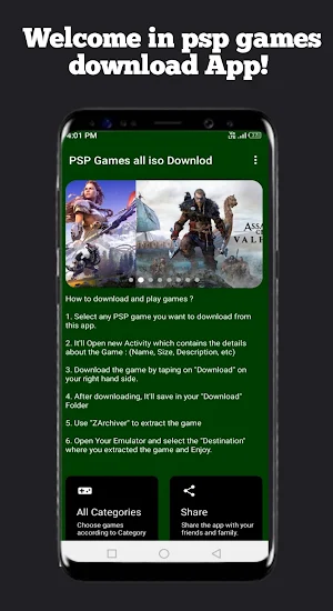 PSP Games - All Iso Downloader Screenshot 0