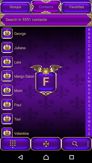 Happy Halloween Dialer theme Screenshot 1