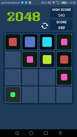 2048 (Circle+Square+Polygon) Screenshot 1