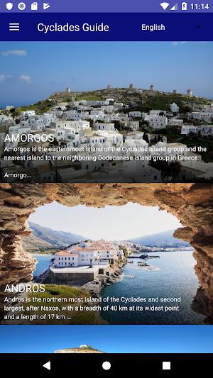 Cyclades Guide Screenshot 0
