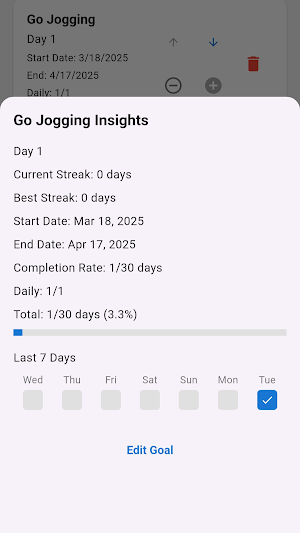 Habit Streak Tracker Screenshot 1