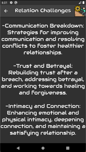 Self and Relations Psych Screenshot 3