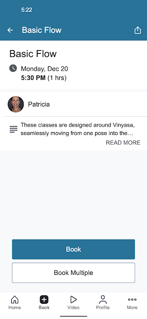 Vibe Yoga Studio Screenshot 2