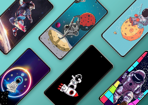 Astronaut And Space Wallpaper Screenshot 0