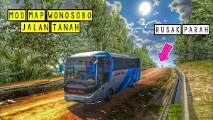 Mod Jalan Rusak Bussid Lumpur Screenshot 1