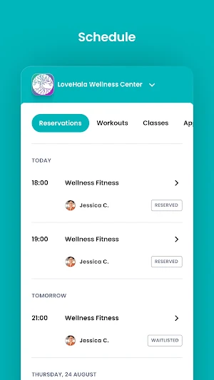 LoveHala Wellness Center Screenshot 2