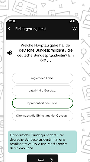Einbürgerungstest Deutschland Screenshot 3