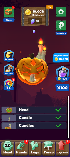 Halloween Monsters Idle Screenshot 0