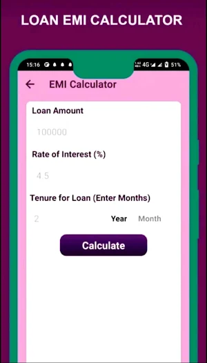 Loan day : Loan EMI Calculator Screenshot 3