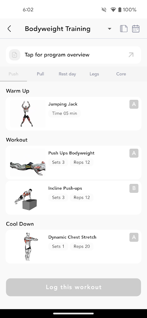 Be The Change Fitness Academy Screenshot 2