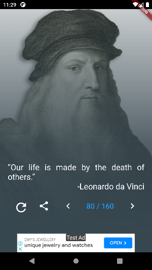 Leonardo da Vinci Quotes Screenshot 2