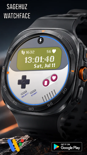 Retro Handheld Watch Face A110 Screenshot 3