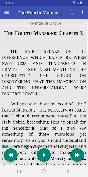 The Interior Castle St. Teresa of Avila(audiobook) Screenshot 1