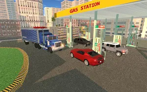Gas Station Car: Big City Simulator Screenshot 2