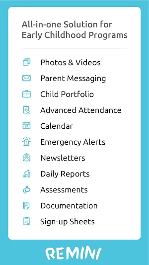 Remini - school communication Screenshot 0