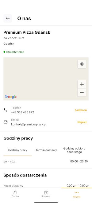 Premium Pizza Gdansk Screenshot 1