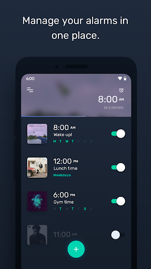 Mornify - Wake up to your music Screenshot 2