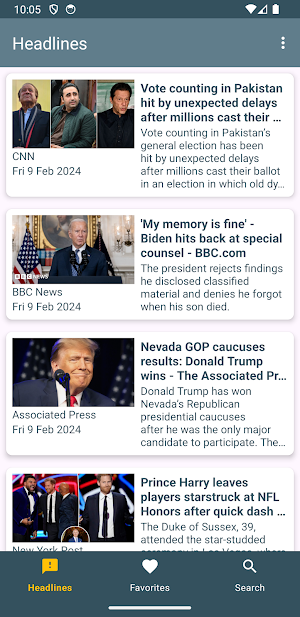 NewsHub Screenshot 0