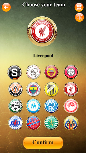 Europa League Game Screenshot 1
