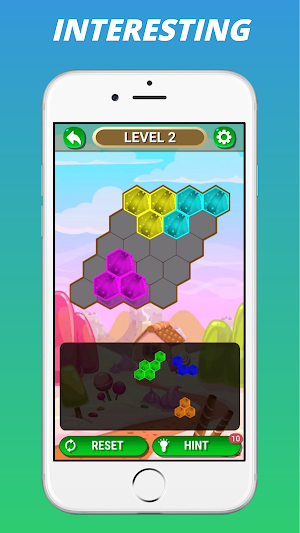 Hex Block Pop! Candy Puzzle Screenshot 1