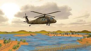 Desert City Helicopter Rescue Screenshot 2