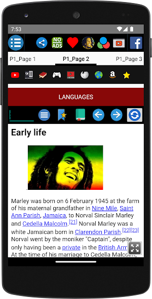 Bob Marley - Biography Screenshot 2