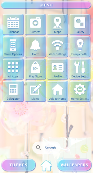 Colorful Windchimes Theme Screenshot 1