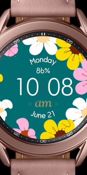 Flower Full HD: Watch Face Screenshot 3