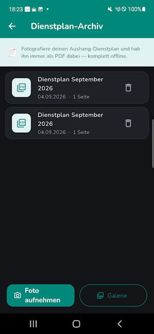 SchichtPlan Pro Screenshot 2