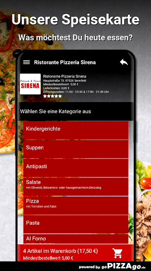 Ristorante Sirena Sennfeld Screenshot 3
