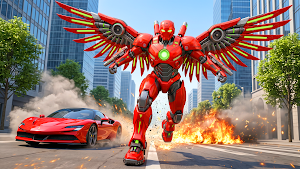 Robot Transform Car Fight Screenshot 2