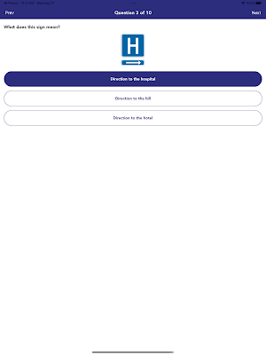 California DMV Test: Practice Screenshot 3