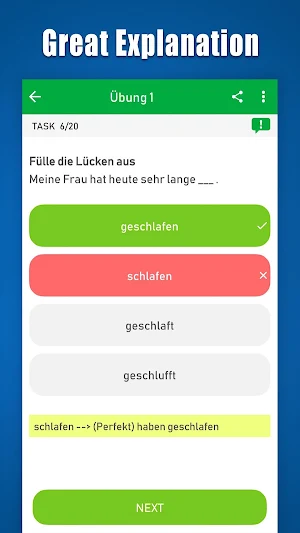 Learn German A1-A2-B1-B2 Free With Explanation Screenshot 2