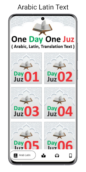 One Day One Juz - Quran 30 Juz Screenshot 1