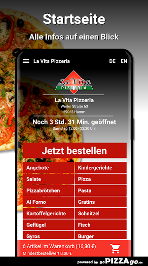 La Vita Pizzeria Hamm Screenshot 1