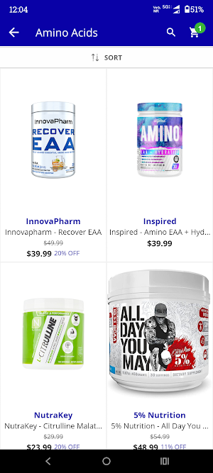 Eva's Supplements Screenshot 2