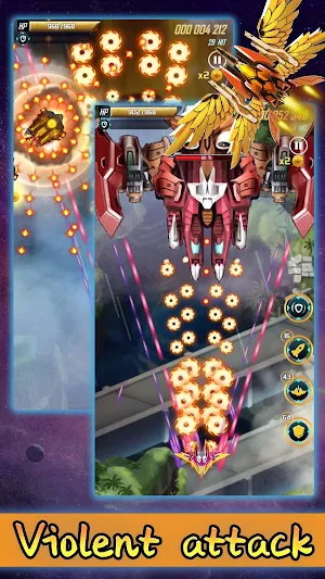 Galaxy Invader War-thunder fighter shooting game Screenshot 1