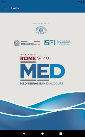 Rome MED Dialogues 2019 Screenshot 2