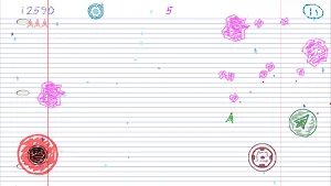 Crayon Asteroids Screenshot 0