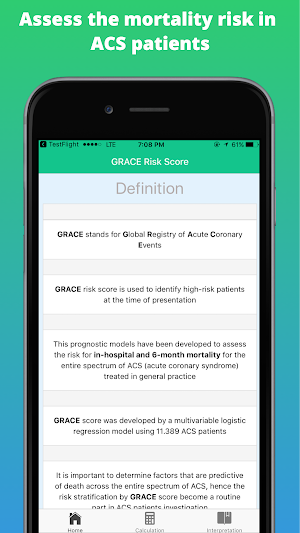 GRACE Score for Heart Attack: Risk Management Screenshot 0