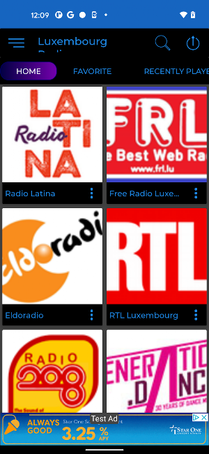 Luxembourg Radio + Recorder Screenshot 1