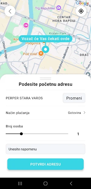 eTaxi Podgorica Screenshot 3