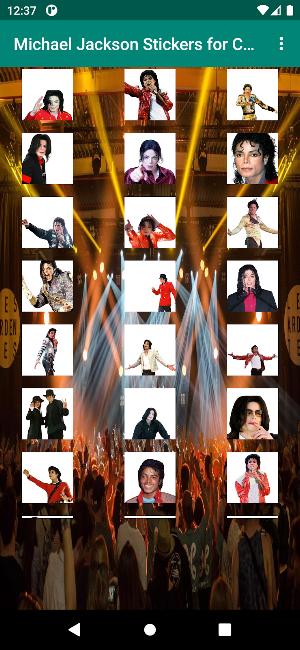 Michael Jackson Stickers Screenshot 1