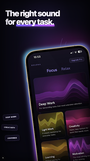 Resona: Focus & Sleep Screenshot 0