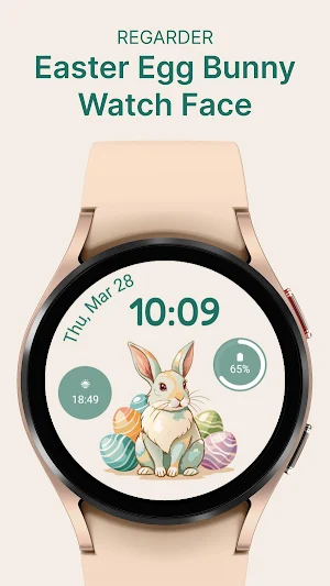 Easter Egg Bunny Watch Face Screenshot 1