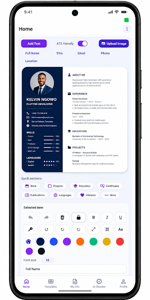 Resume Builder – Job CV Maker Screenshot 0