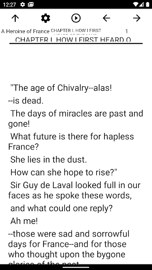 Book, A Heroine of France Screenshot 1