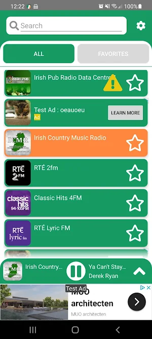 Ireland Radio – Irish AM & FM Radio Tuner Screenshot 0